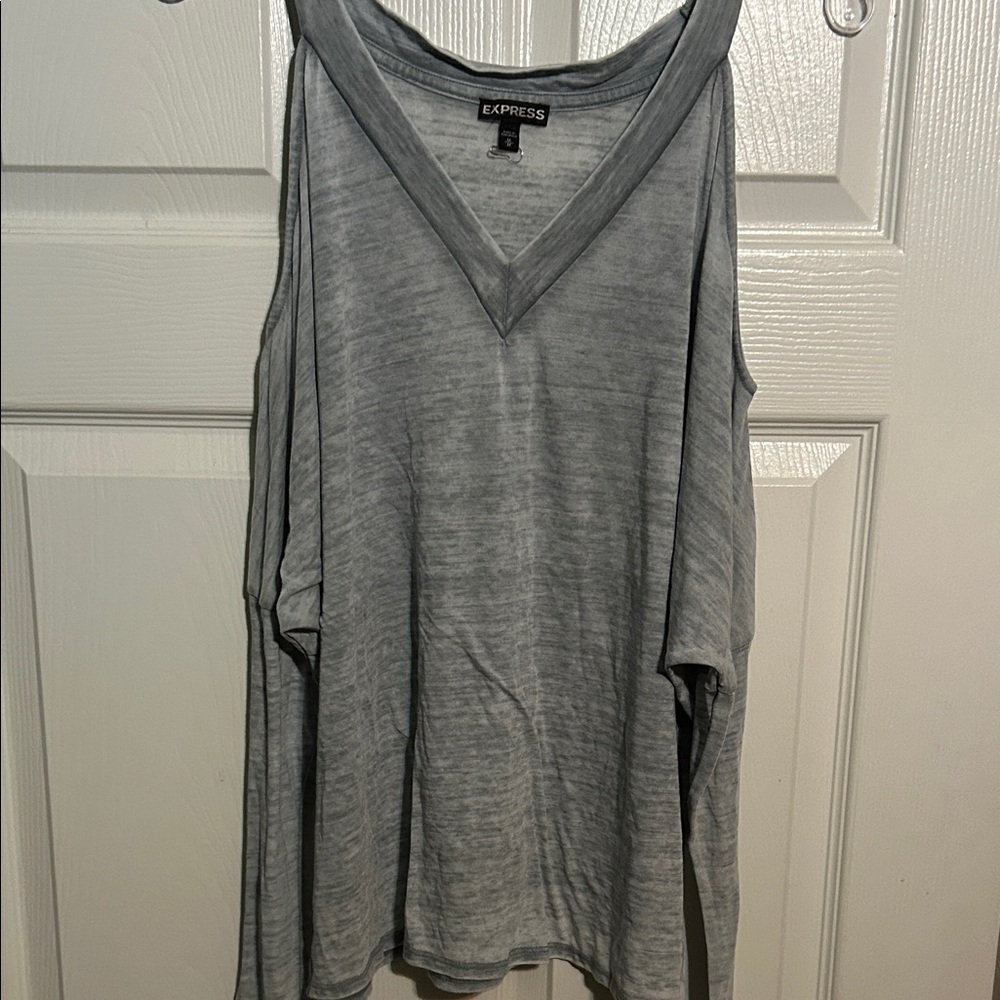 Express Heather Gray Women's Tank Top‎